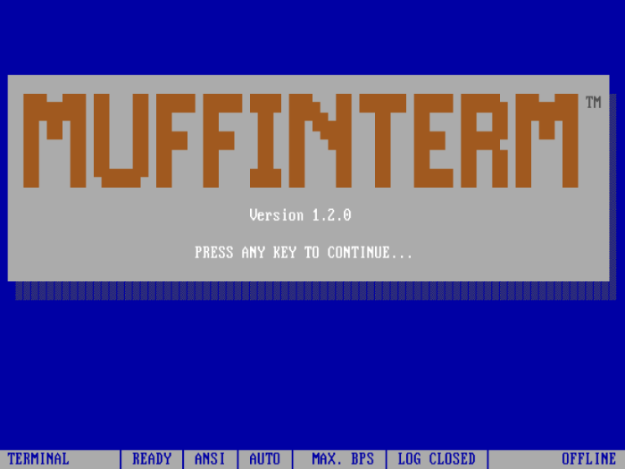 [MuffinTerm title screen]